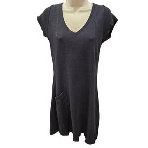 Horny toad womens M tencel blend one pocket dress NWOT dk navy casual comfort